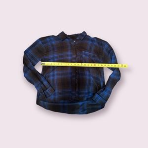 Women’s wild fable flannel blue black size xs extra small